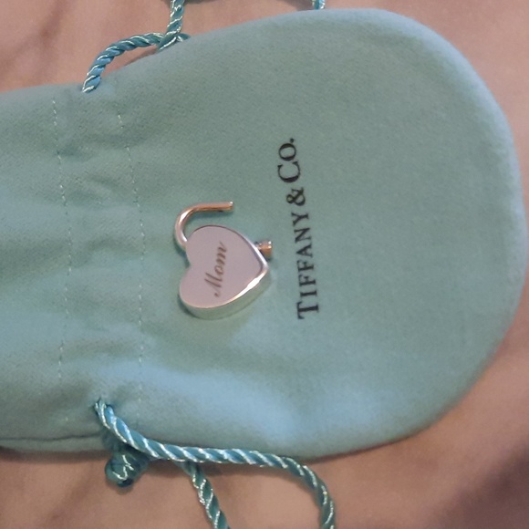 SOLD Tiffany & Co. Mom Heart Lock Pendant - Picture 4 of 6